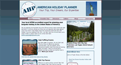 Desktop Screenshot of americanholidayplanner.com
